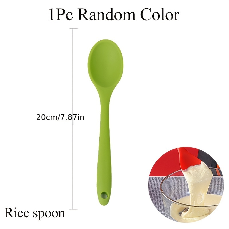 1pc Random Color Silicone Cooking Spatula