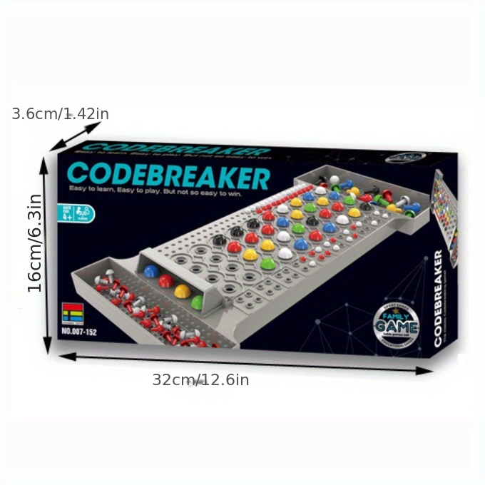 Family Game Night Bead Breaker - Interactive Educational Toy for Youngsters & Parents, Colorful Logic & Strategy Board Game with Codebreaking Challenge, Durable Plastic, Multicolor, Games for Family