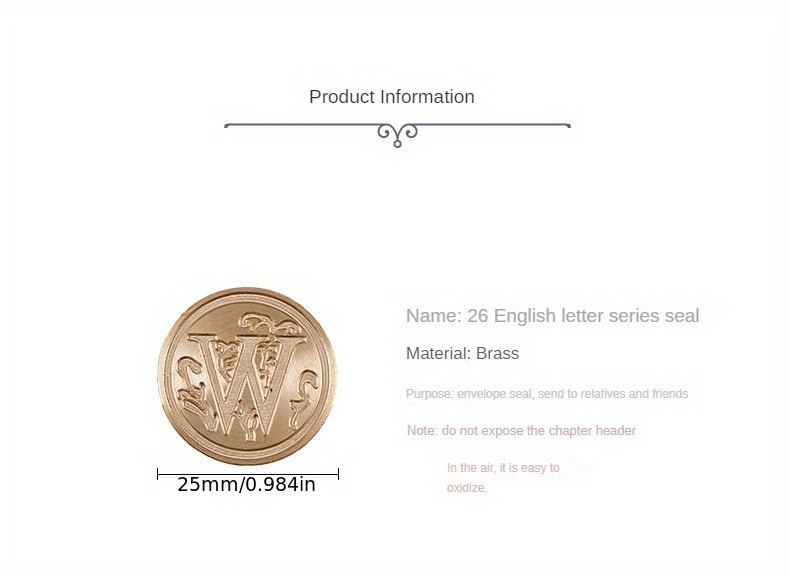 A- M Classic Various Letter Seal Wax Stamp, Brass Head D Letter Stamp For  Card/envelope/gift Wax Seal Stamps Add A Touch Of Vintage Elegance To Your  Letter - Temu United Arab Emirates