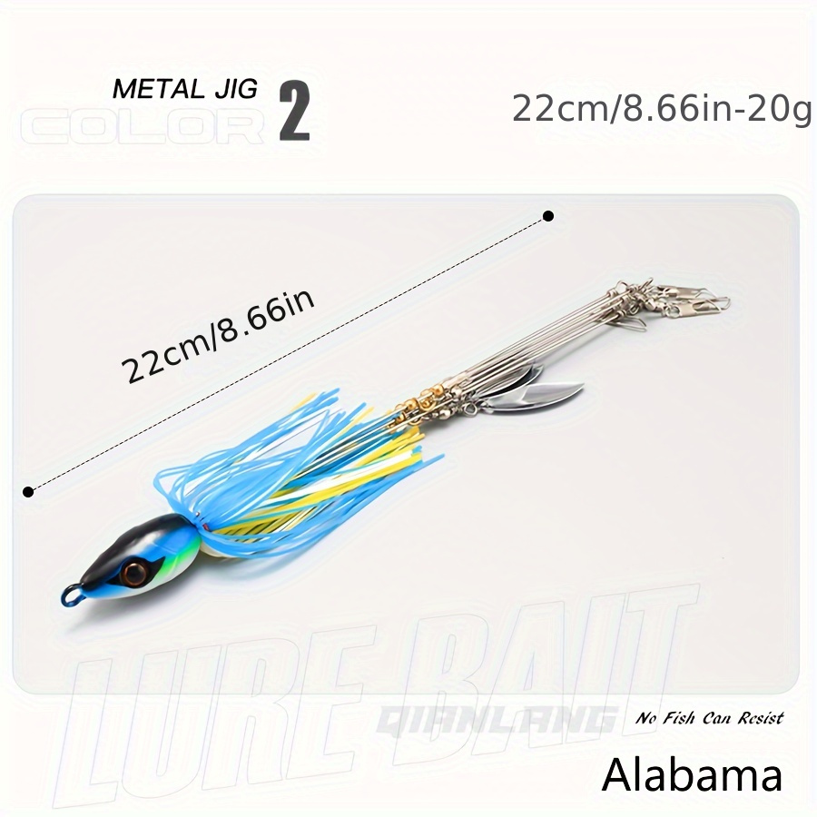 Rig Umbrella Rig Metal Bait Rotating Blades Fishing - Temu