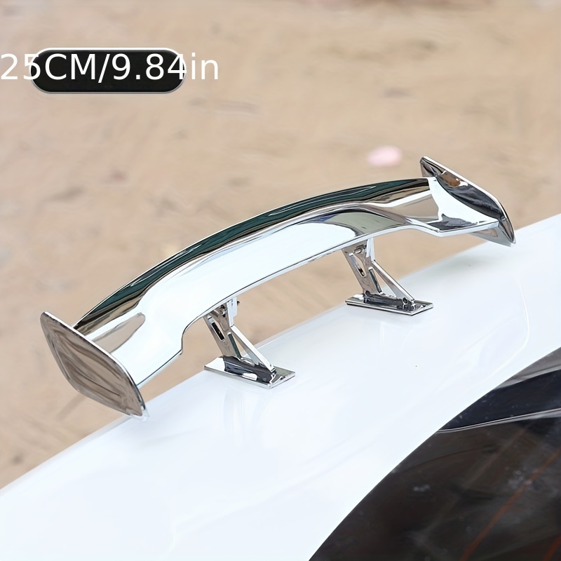 Car Universal Mini Spoiler Tail Wing Carbon Fiber Look Mini Modified Tail  Wings Model Auto Styling Decoration Car Accessories