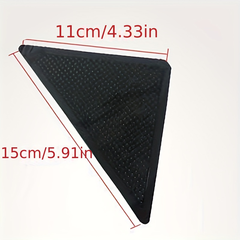 Non-slip Rubber Mat - Reusable Triangle Washable Rug Gripper Stopper Tape  Sticker - Prevents Slips And Falls In Bathrooms, Kitchens, And Other  High-traffic Areas - Temu United Arab Emirates