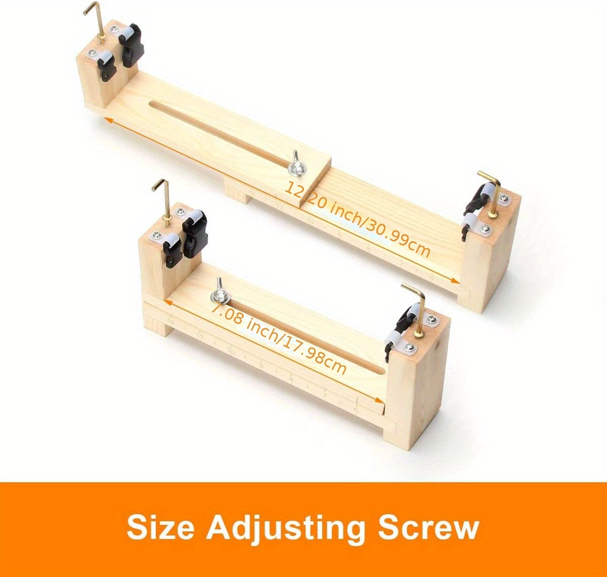 PSKOOK Paracord Bracelet Jig Kit,Paracord Tool Kit Adjustable Length  Weaving DIY Craft Maker Tool,Paracord Lacin Needles and Smoothing Tool 6  Pack(FID