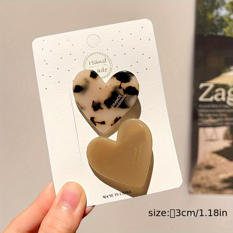ヘアアクセサリー POTETE limited heart clip coffee POTETE limited heart clip coffee - メルカリ