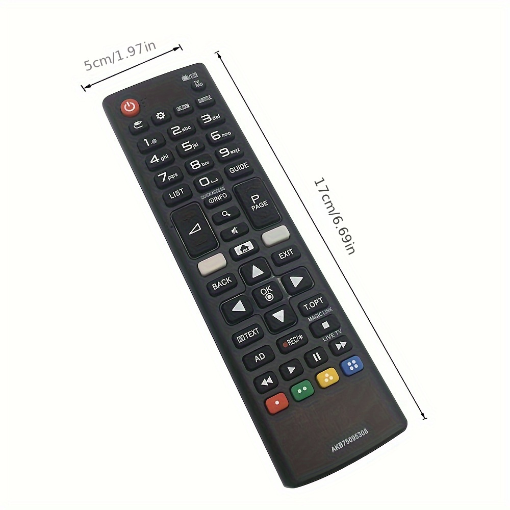  Universal Remote Control for LG Smart TV, All Models LCD LED 3D  HDTV Smart TVs AKB75095307 AKB75375604 AKB74915305 : Electronics