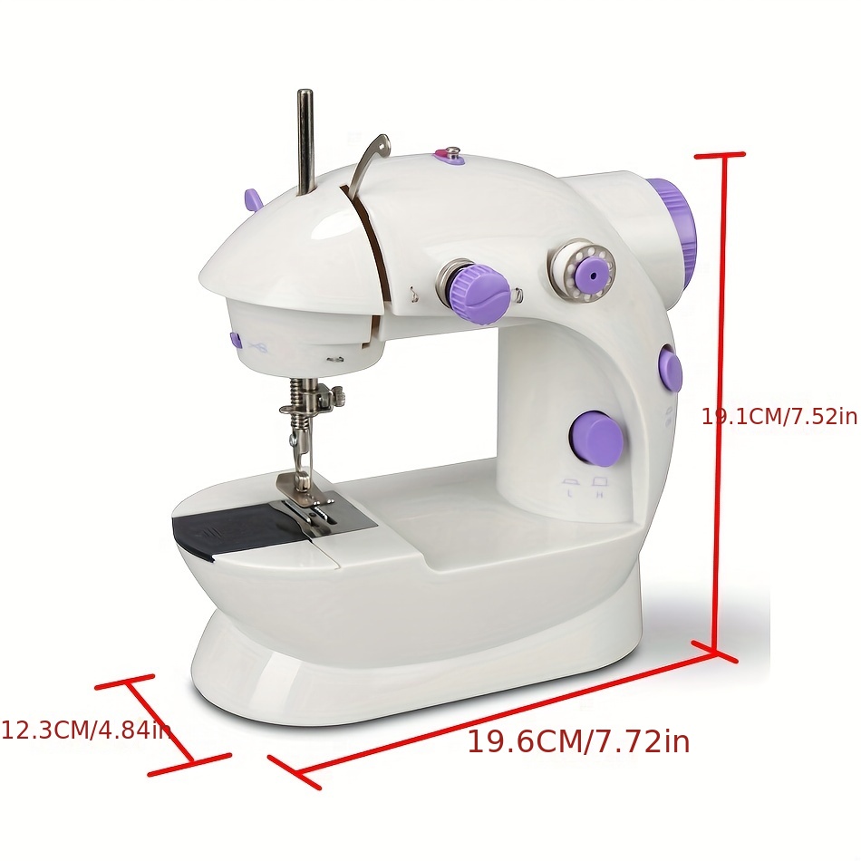 Mini Sewing Machine for Beginners Easy Portable Sewing Machine 4.8w Manual  ABS