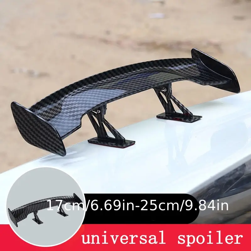 Car Universal Mini Spoiler Tail Wing Carbon Fiber Look Mini - Temu Austria
