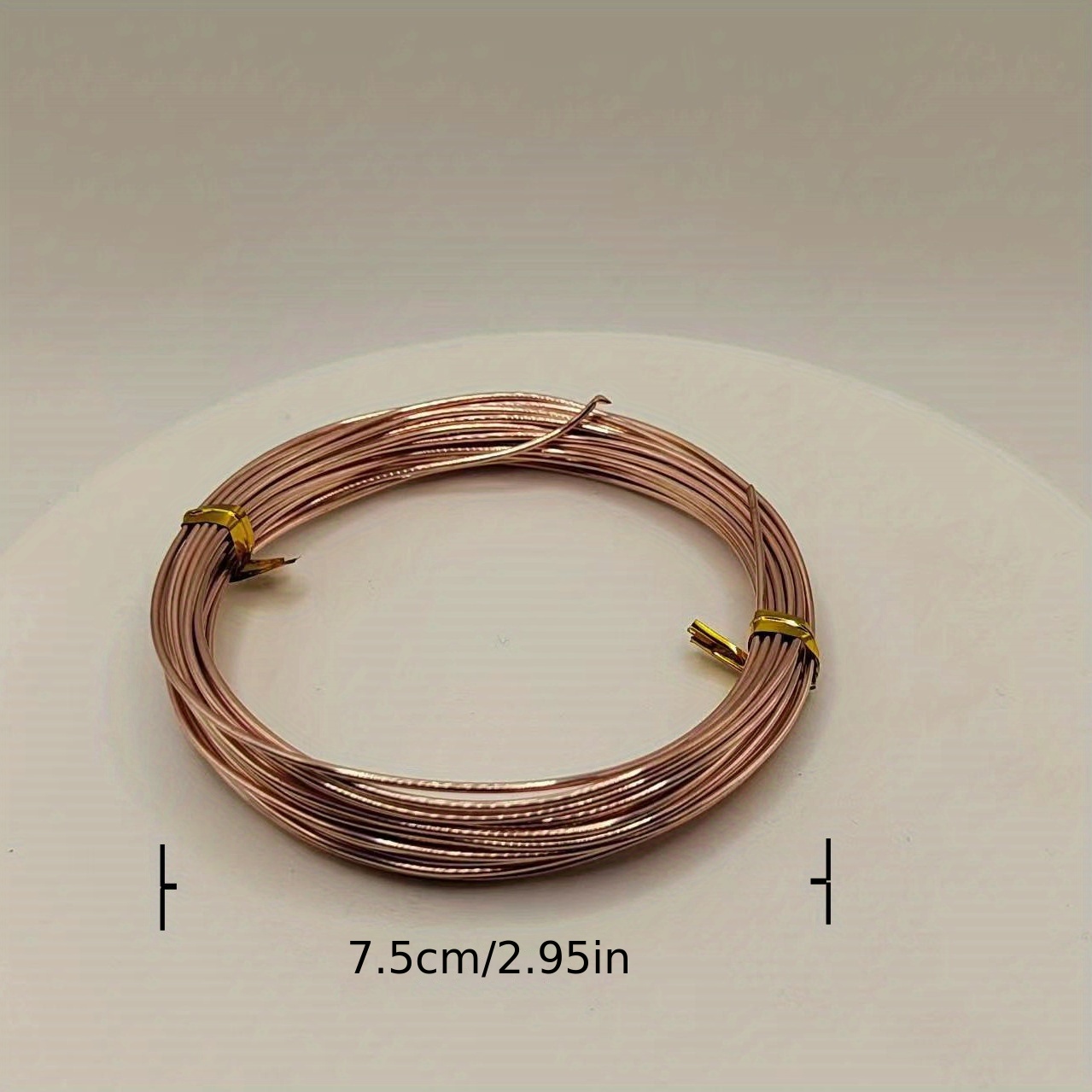 Bare Copper Wire 1.0mm Bare Copper Wire Pure Copper Wire Length  16.4ft/196.85inch Solid Bare Copper Wire Round Soft Wire