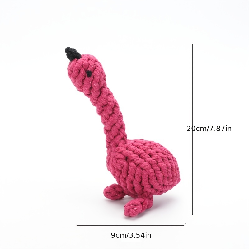 Animal Shaped Cotton Rope Knot Series Chewing Toy For Dog Puppy