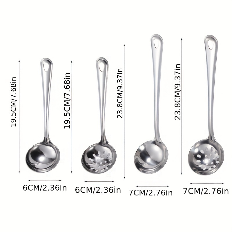 Slotted Spoon, Stainless Steel Kitchen Skimmer Ladle, Long Handle  Anti-scalding Hot Pot Filter Spoon, Multipurpose Frying Strainer, Pasta  Noodle Dumpling Strainer Spoon, Kitchen Utensils, Kitchen Supplies, Back To  School Supplies - Temu