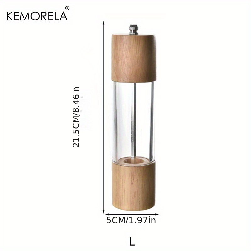 Upgrade Your Kitchen With This Creative Wooden Spice Grinder - Manual Sea  Salt Mill & Spice Crusher! - Temu