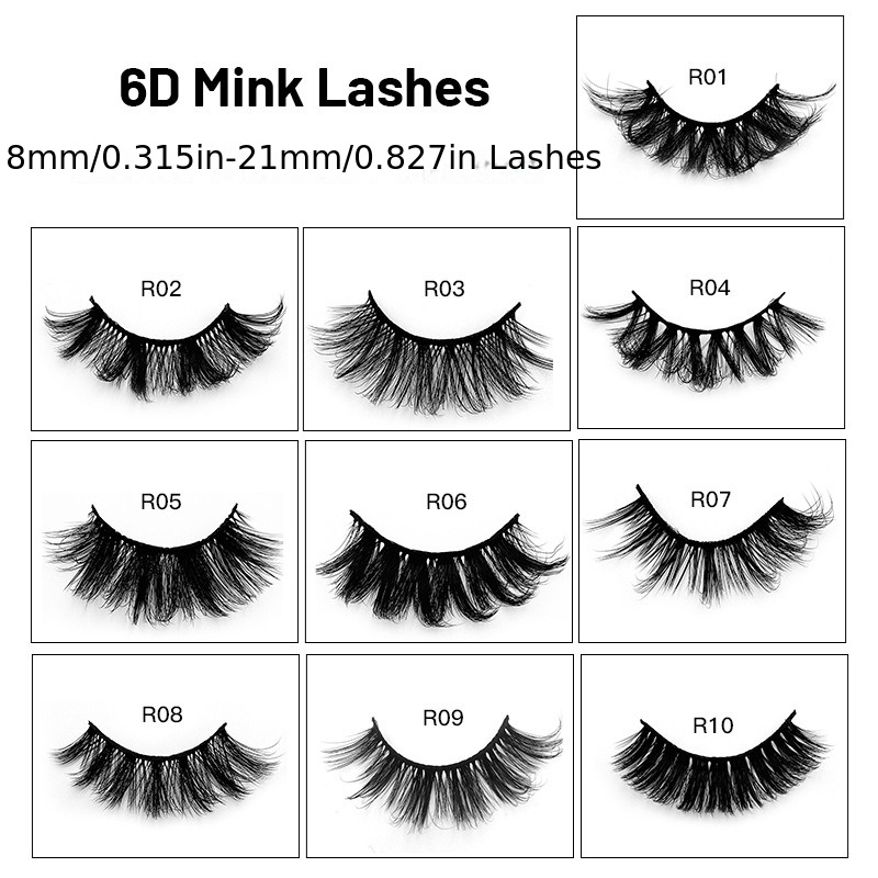 3 Pairs Fluffy 3D False Eyelashes Thick Curling Faux Mink