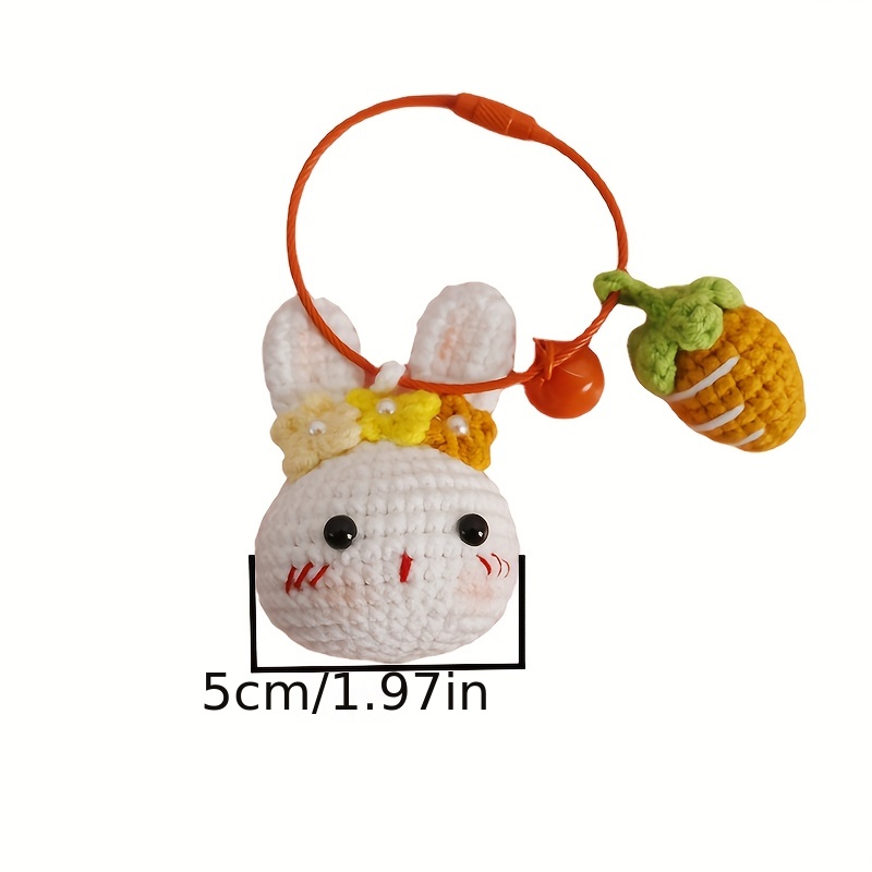 Carotte peluche lapin-poupée sac pendentif peluche laine carotte