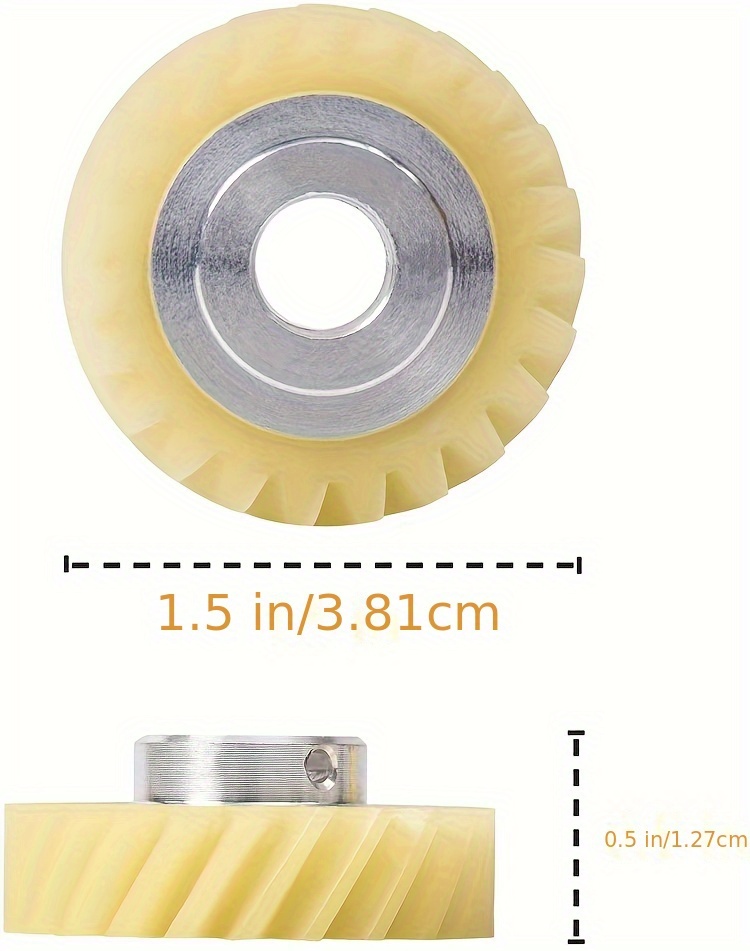 1pc replacement worm gear suitable for mixer ksm150 ksm50p 5k45 10112253 kitchen supplies details 4