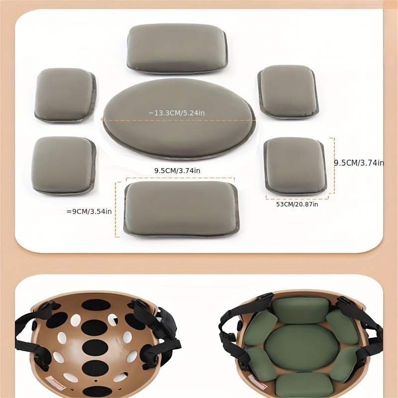 Comfortable Helmet Accessories Memory Foam Filler Pad Sponge - Temu