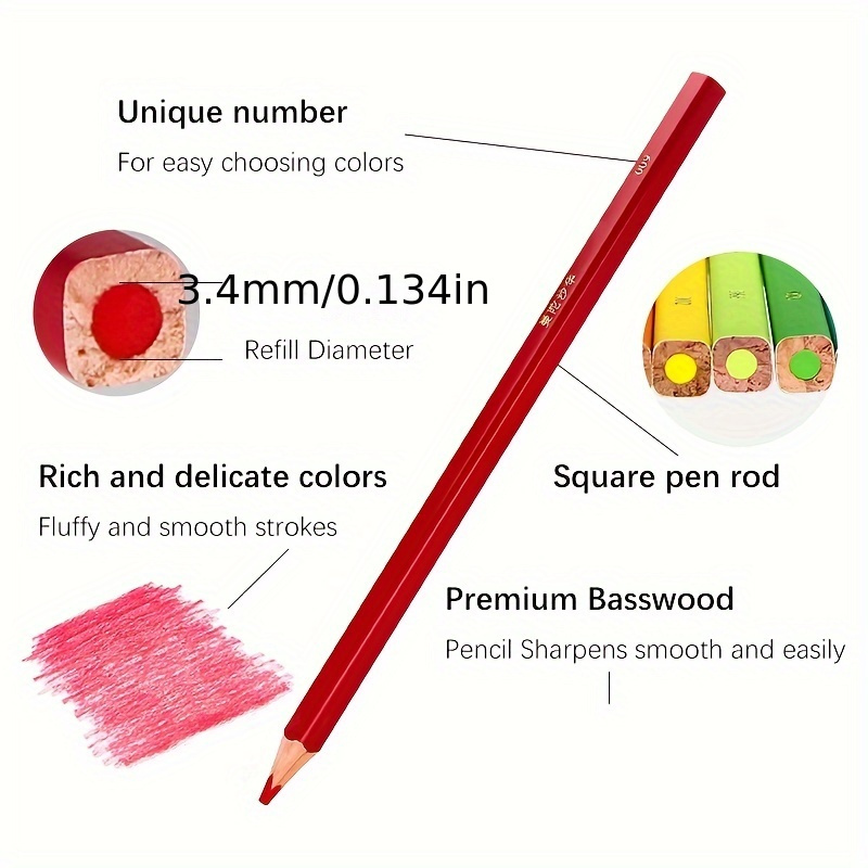 72 Colors Professional Color Pencil Set Iron Box Colored Colour