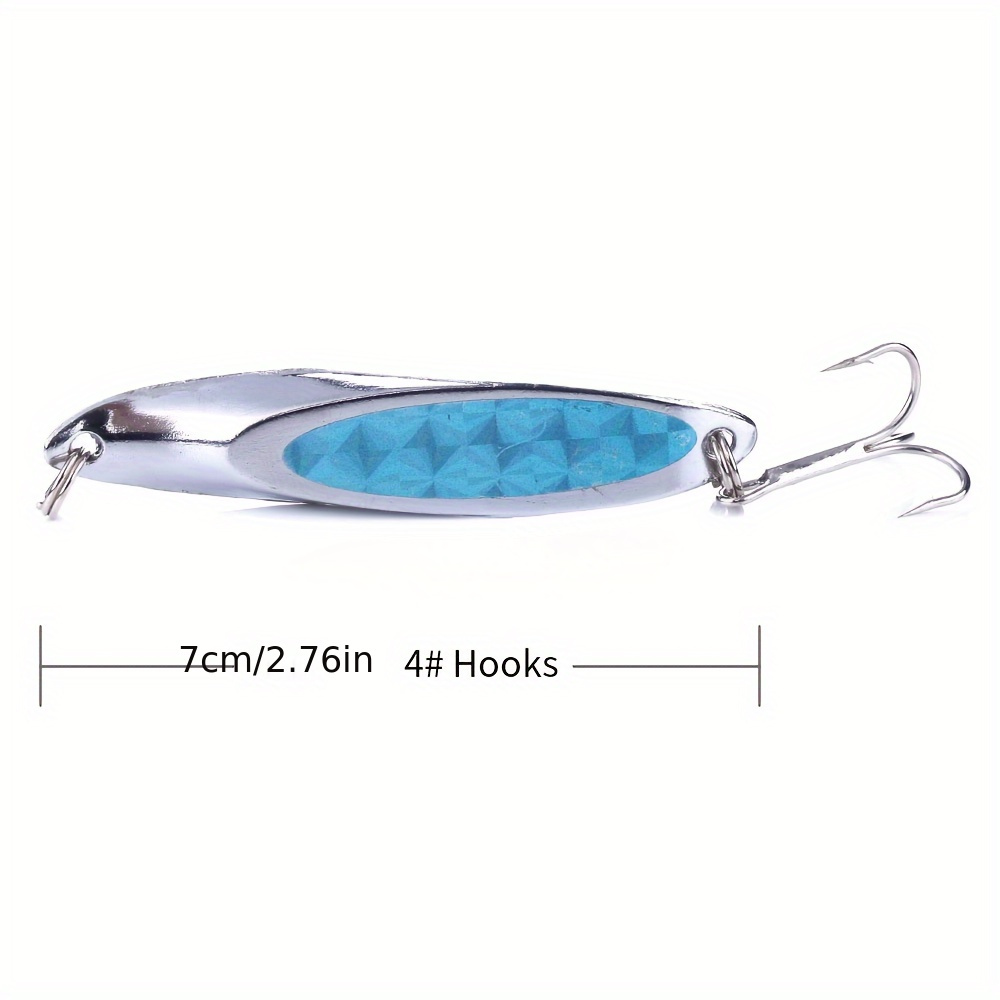 5pcs Metal Jig 21g Jigging Spoon Sea Shore Long Casting Crankbait