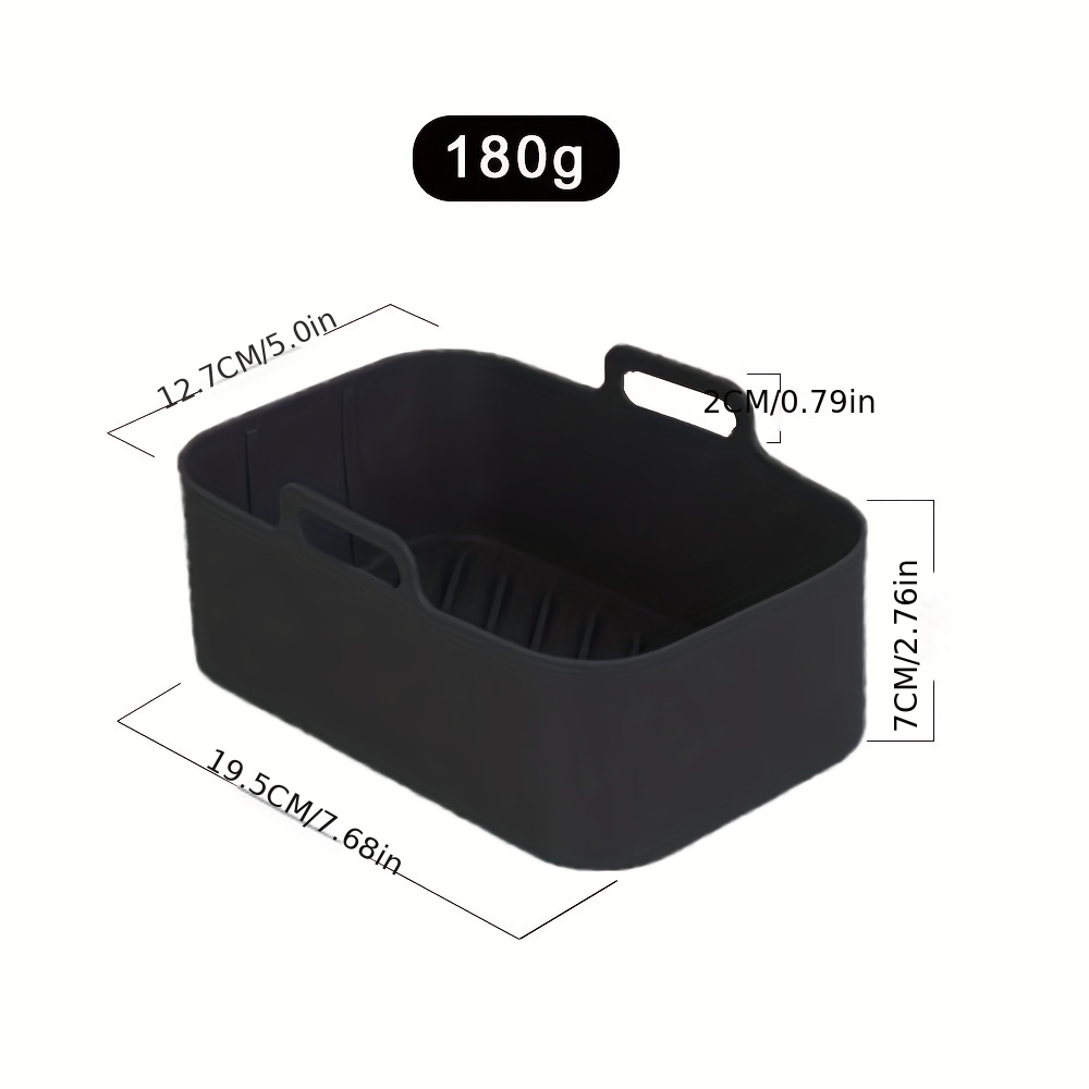 Air Fryer Crisper Plate, Stainless Steel Air Fryer Grill Pan, Nonstick Air  Fryer Grill Plate Reusable Dishwasher Safe Air Fryer Replacement Parts With  Rubber Bumper For Air Fryer Cooking - Temu