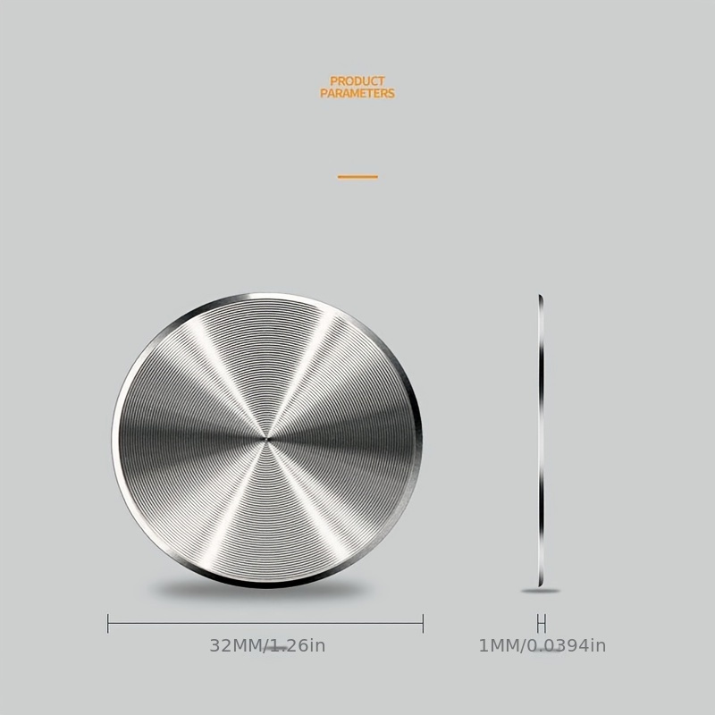 1 Stück Drahtlose Ladestütze Magnetische Platte Zubehör Magsafe Magnetische  Lade-rückseite Aufkleber Eisenplatte Handyhalterung Anziehender Magnetring  - Handys & Zubehör - Temu Austria