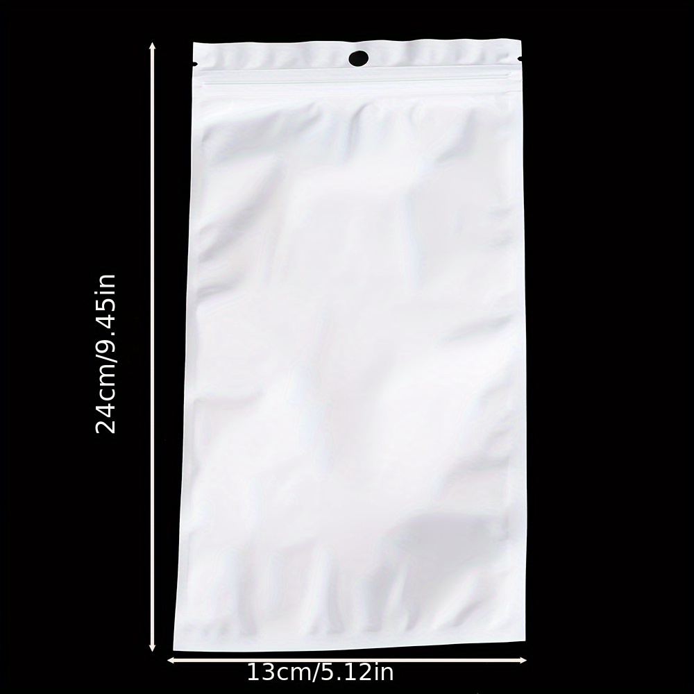 30/50/100pcs White Jewelry Bags for Display Storage