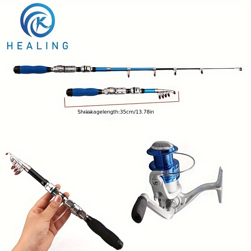 Carbon Telescopic Fishing Rod Spinning Reel Fishing Rods - Temu Canada