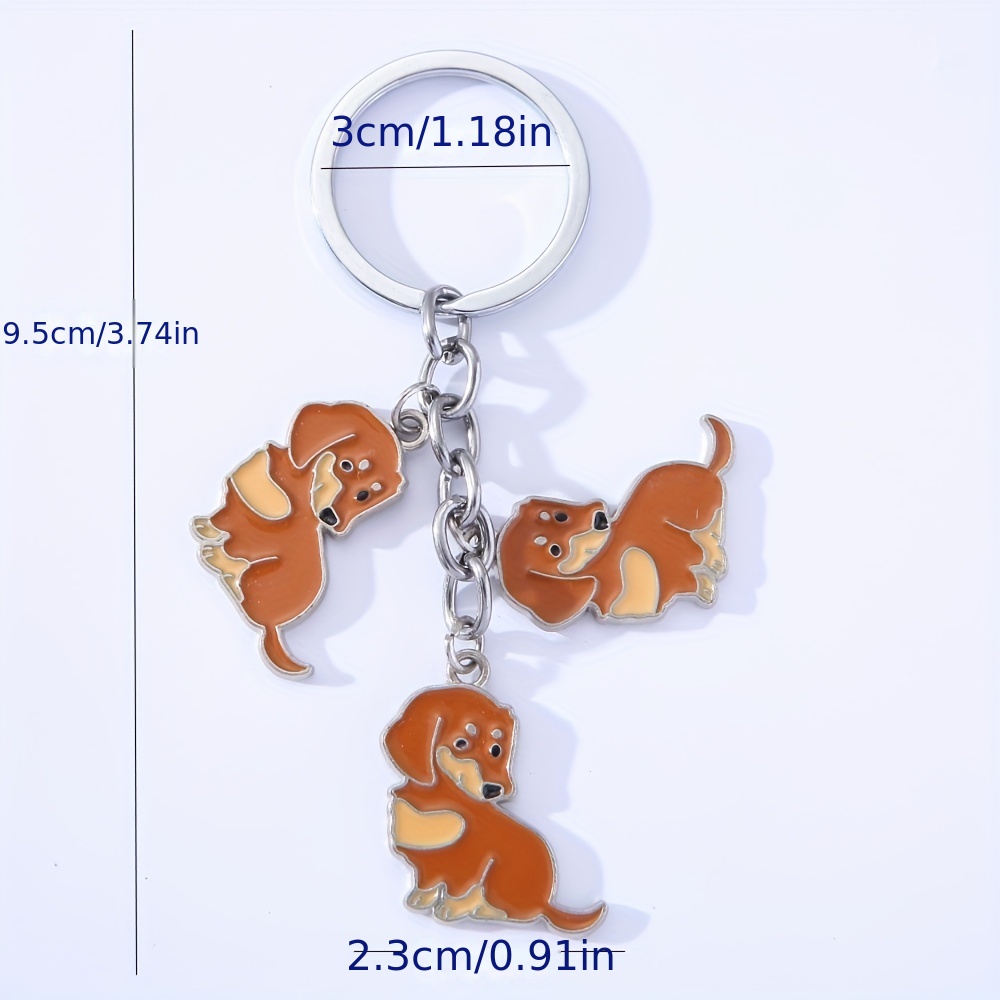 1pc Adorable French Bulldog Keychain With Durable Pu Leather Strap Perfect  Gift For Dog Lovers, Free Shipping, Free Returns