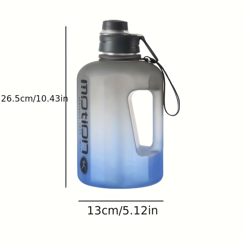 Large Capacity Big Belly Water Cup, Gradient Color Leakproof Plastic Water  Bottle, Suitable For Fitness Sports - Temu