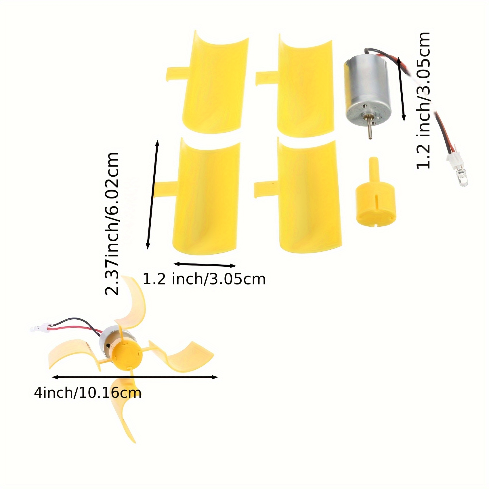 Mini-windturbine-generator, verticale set, windturbine 0,55 W, 5,5 m/s