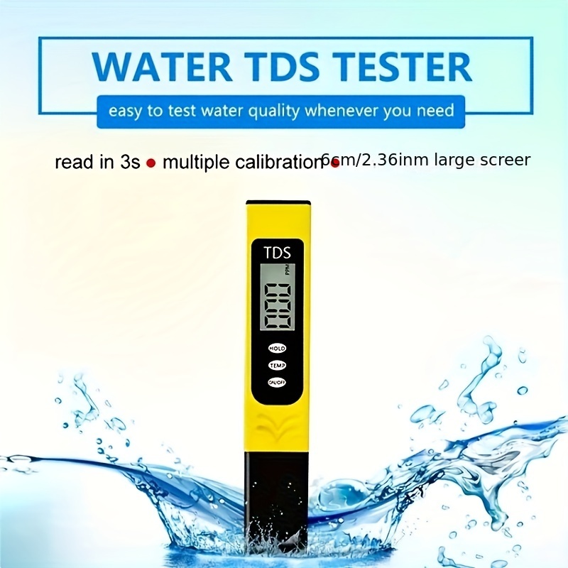 JF-XUAN instrumento preciso pluma conductividad impermeable medidor dureza  del agua probador agua agua TDS prueba de calidad del agua pluma portátil