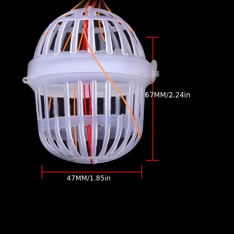 3pcs Fishing Water Monster Explosion Hook for Carp And Grass Carp - White, Flip Hook, Multiple Pieces, Silicone Material