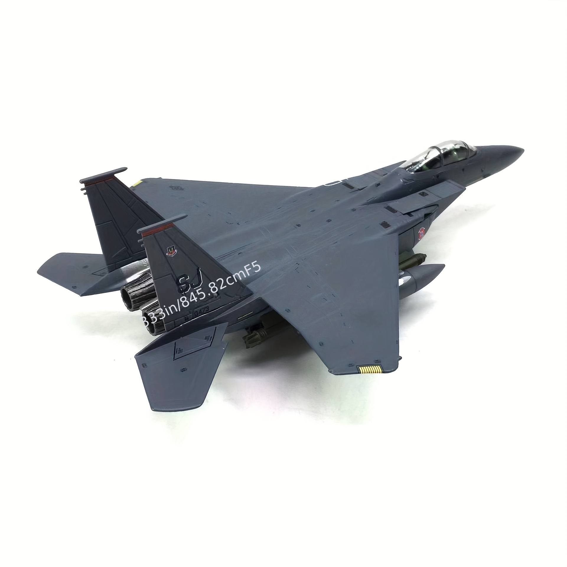 15E American Eagle Twin-Engine 1:100 Metal Diecast Fighter Jet Model, For Collection And Gift