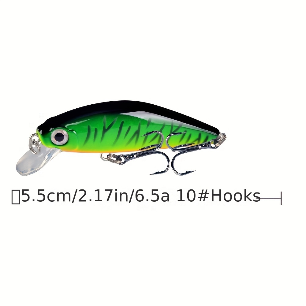 15pcs Bionic Bait: 15pcs Sinking Minnow Lures for Bass, Perch & Saltwater -  5.5cm/0.22inch, 6g/0.21oz Fishing Tackle