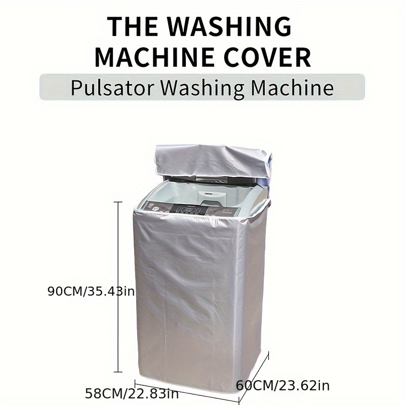 1pc Automatic Washer Sunscreen, Waterproof Washing Machine Cover, Dryer  Polyester Dustproof Washing Machine Cover, S/m/l/xl - Patio, Lawn & Garden  - Temu