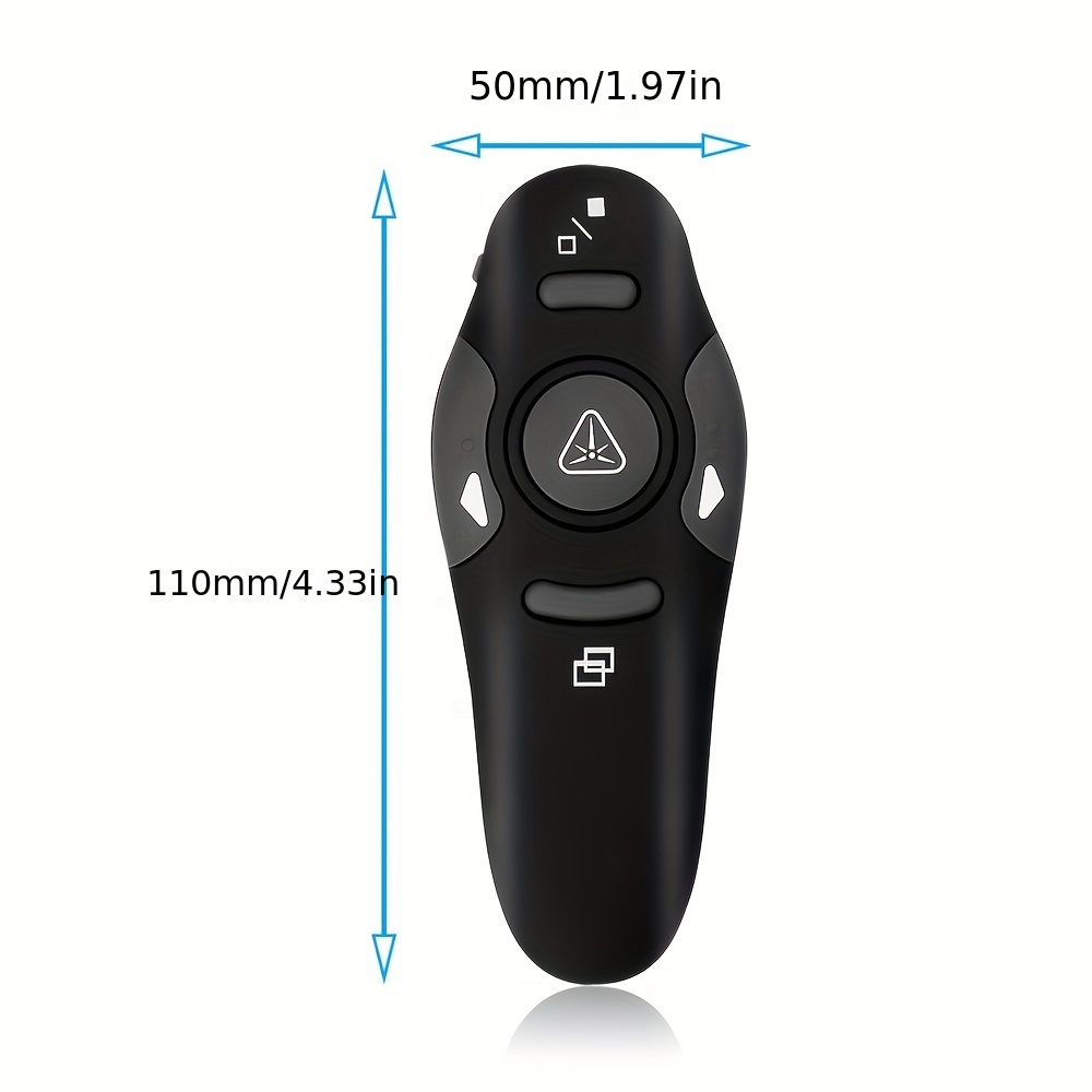 Presentation Clicker Wireless Presenter Remote, PowerPoint Clicker Computer  Clicker with Red Light, Clickers for PowerPoint Presentations Slide