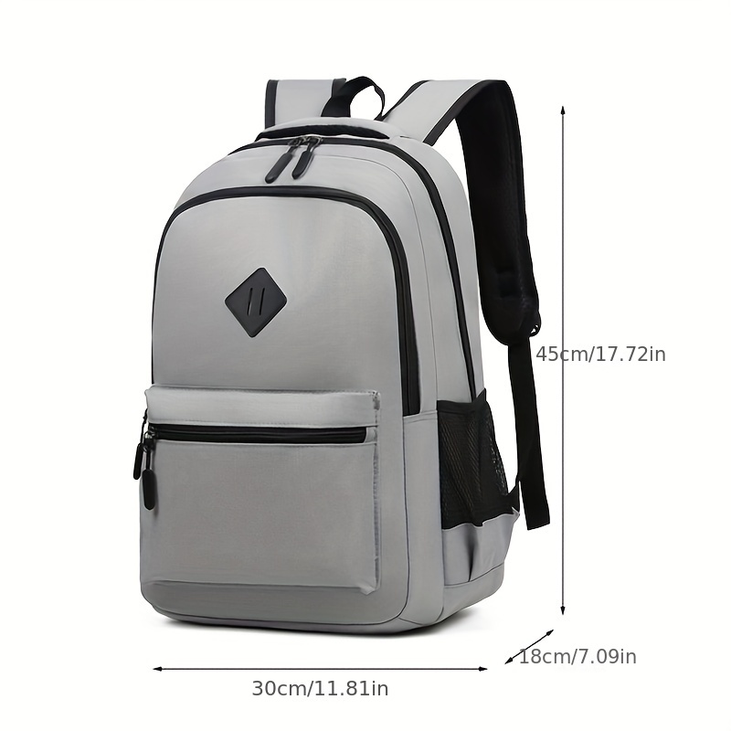 Mens Backpack Plaid Pu Business Office Backpack Student Schoolbag Large  Capacity Business Trip Computer Bag Fashion Waterproof Backpack - Bags &  Luggage - Temu