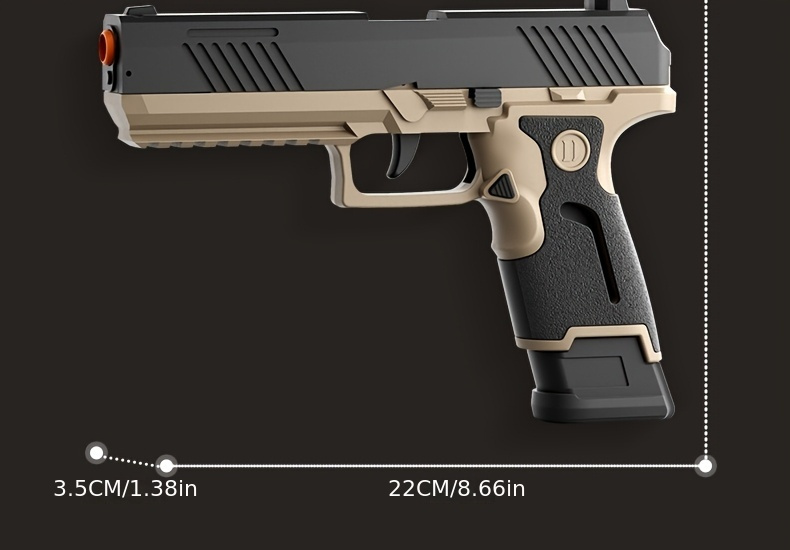 282pcs Soft Bullet Toy Guns, Automatic Shell Ejecting Toy Gun, With 240 Bullets, 36 Shell Case, 4 Magazine, Toy Gun Pistol Shooting Game, For Youngsters, Halloween & Christmas Gift, Birthday Gift