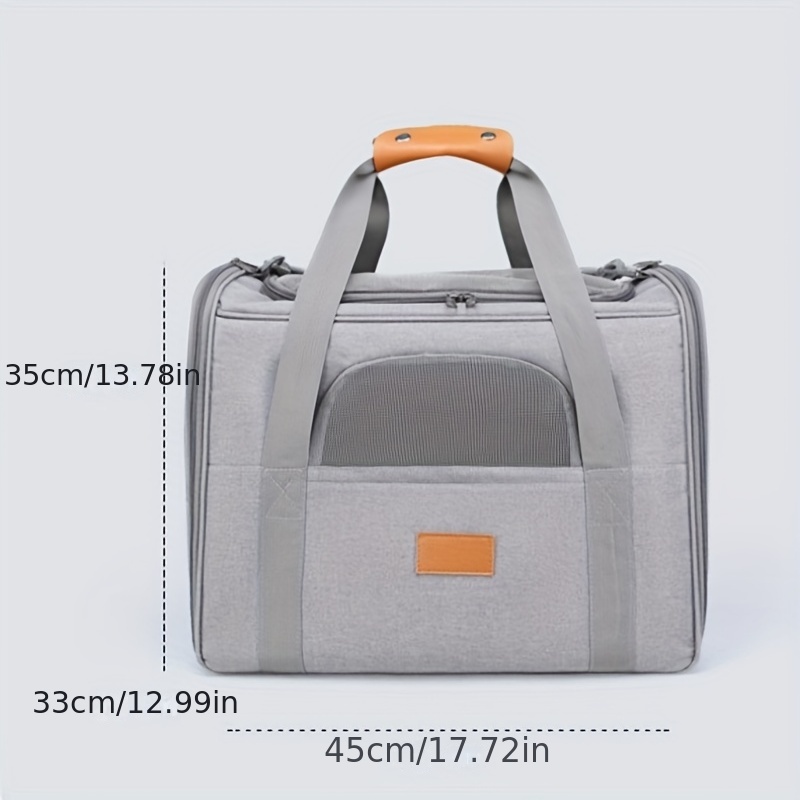 Pet Travel Carrier Soft Sided Portable Bag -L