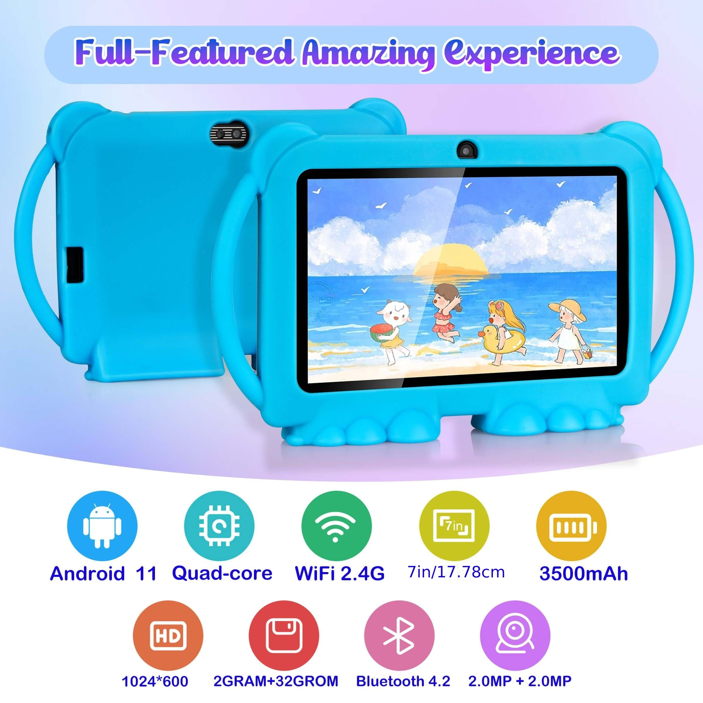 Kids Tablet Tablet For Kids 32gb Rom 2gb Android 11.0 - Temu