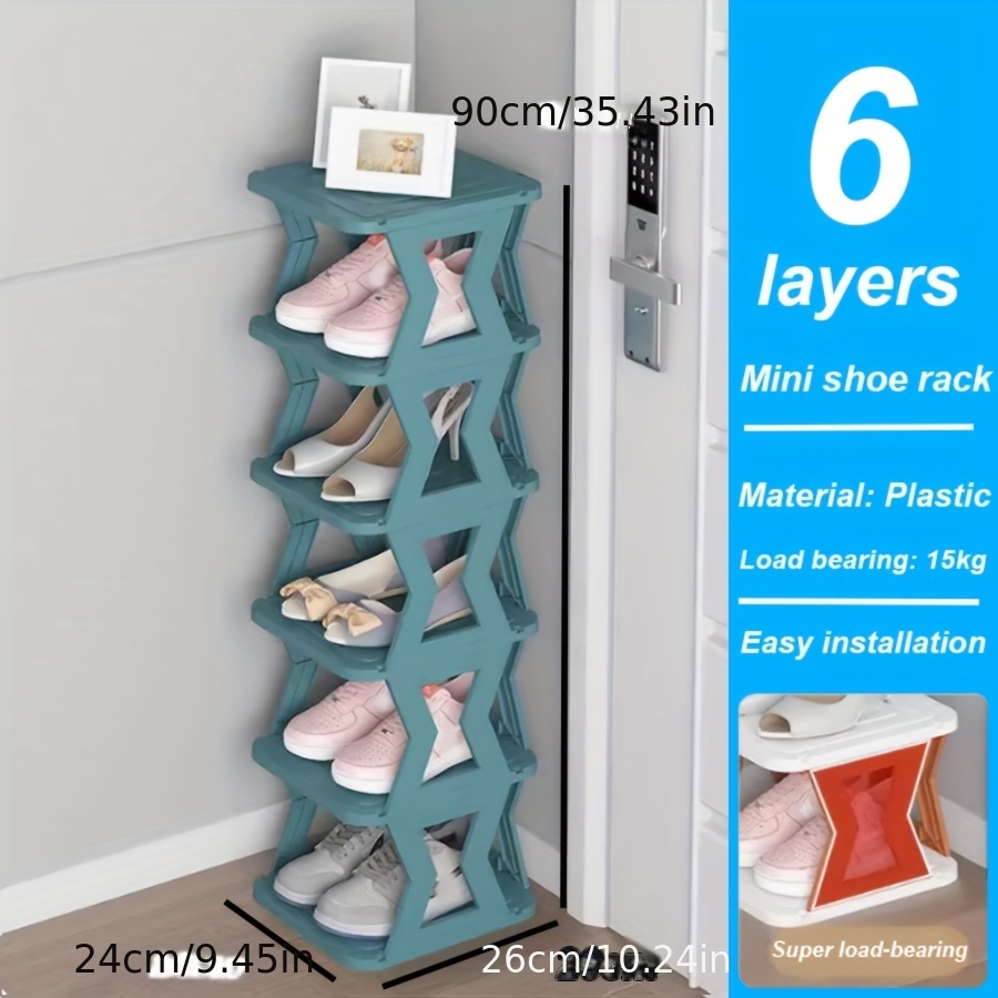 Simple Shoe Rack Multi layer Shoe Rack Narrow Shoe Rack - Temu