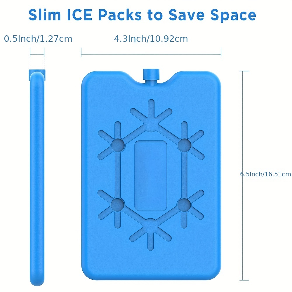 Keep Food Fresh And Cool With Reusable Ultra Thin Ice Packs For