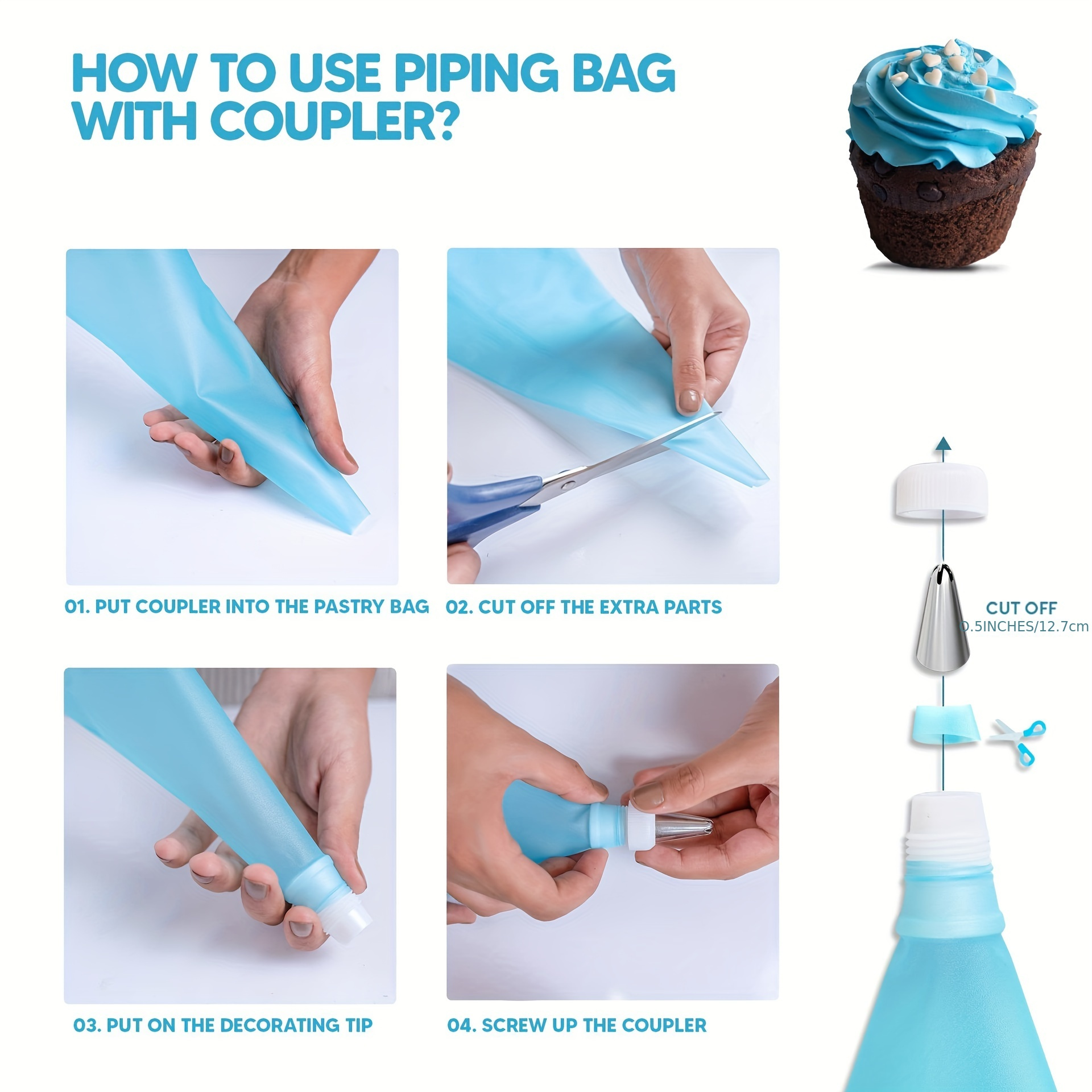 Pastry Bag Uses Of Different Piping Nozzles Piping Nozzles Putting