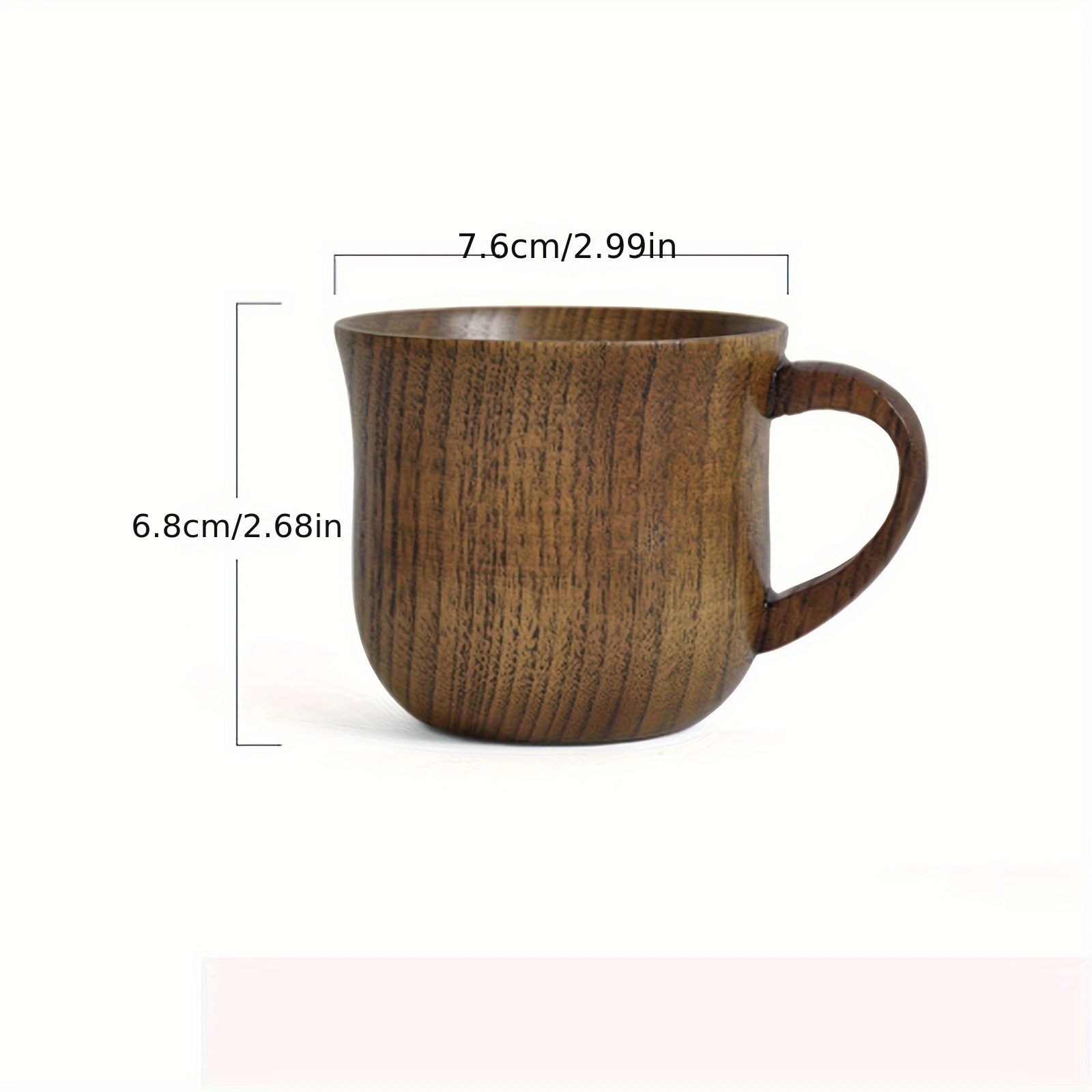 Handmade Wooden Barrel Shaped Beer Mug, Classical Wooden Drinking Cup, Handmade Tea Cups, Eco-Friendly Drinking Tea Coffee Wine Beer Hot Drinks