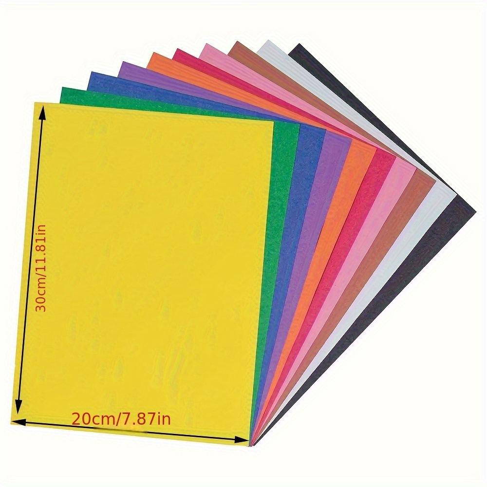  TEHAUX 50 PCS Crafts for Kids Colored EVA Paper EVA