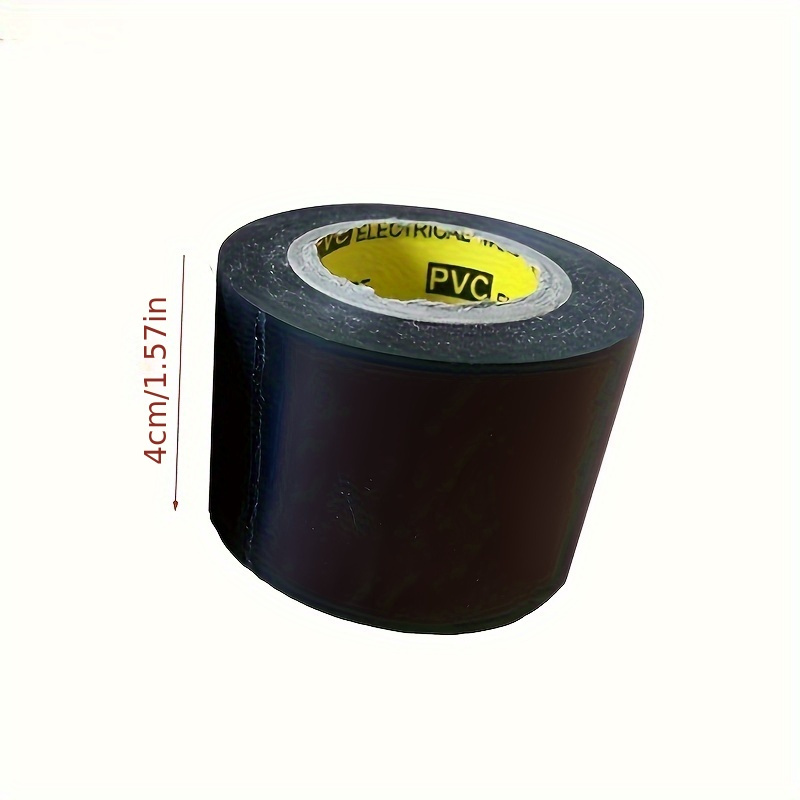 Black Pvc Pipe Tape Waterproof Duct Tape Pipe Wrapping Tape - Temu