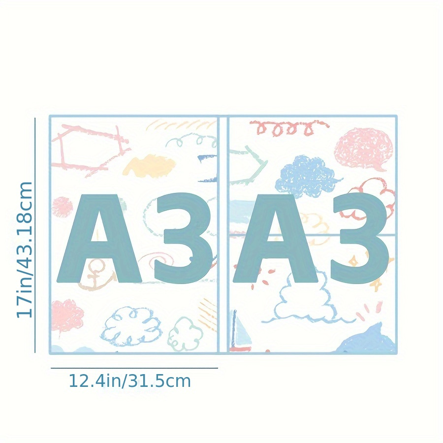 item picture storage book for diamond painting kits   a3 featuring an 8  folder with 30 pocket protectors 16 12in a 4k version with 30 pocket protectors 22 16 4in and an a1 size with 26 view protectors 34 25 6in