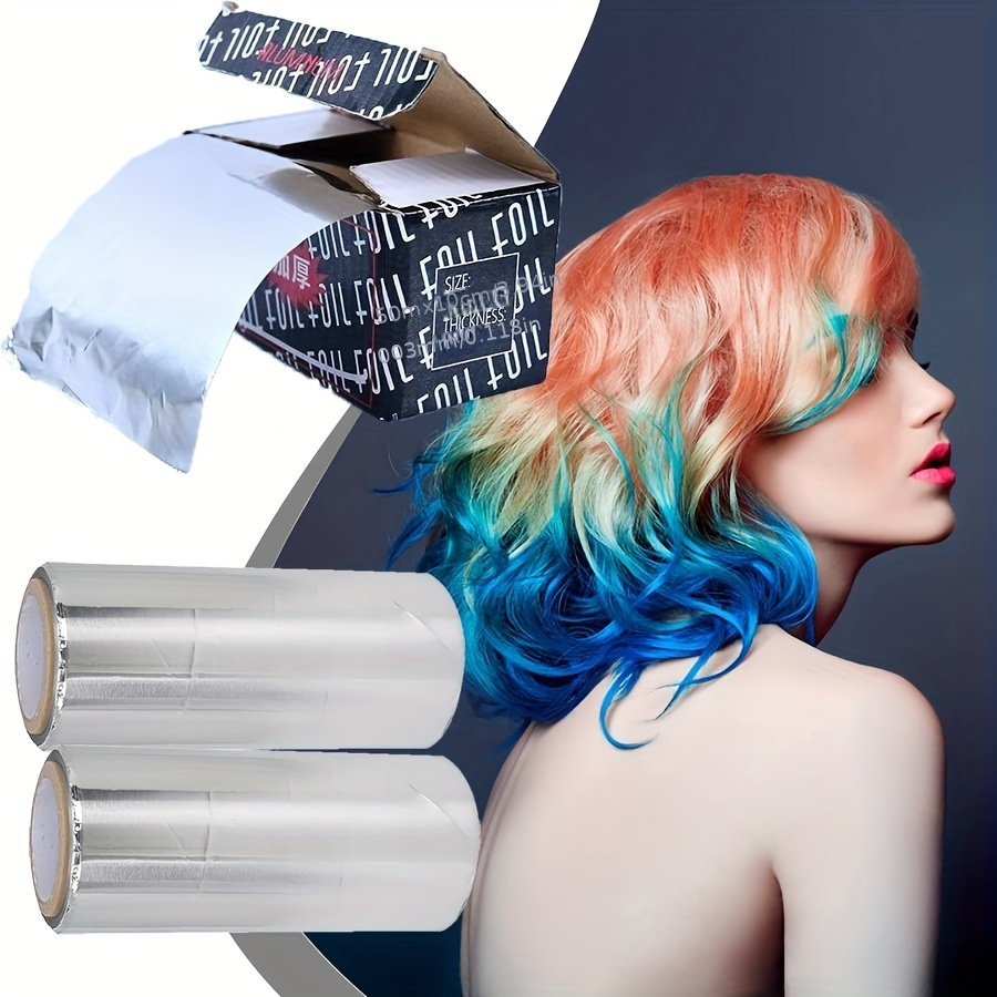 Highlighting Hair Foil Roll Hairdressing Aluminum Professional Highlighting  Hair Perming Dyeing Foil Styling Tool - Temu