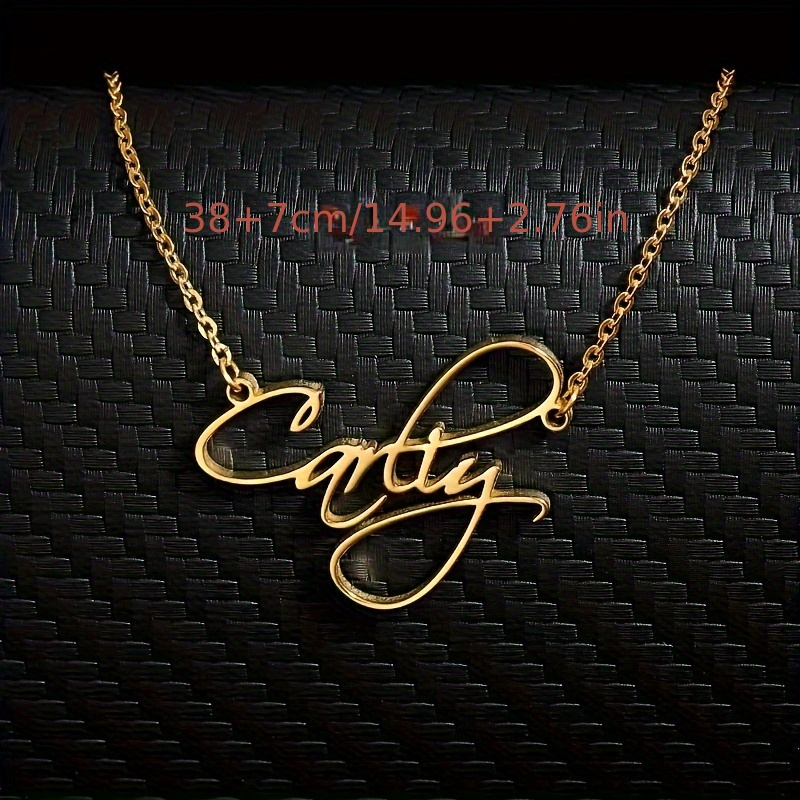 Personalized creative diy customized cursive script english temu