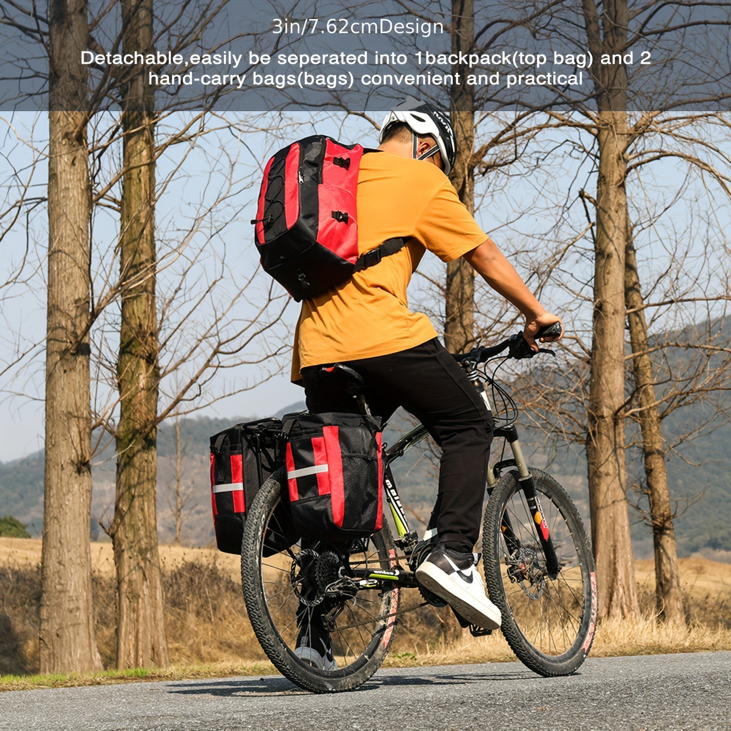 Bolsa Transporte Bicicleta Montaña Portaequipajes Trasero - Temu Chile