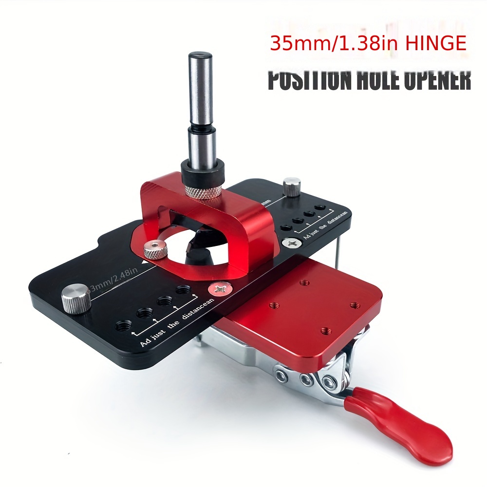 Hinge Hole Opening Aid Adjustable Wardrobe Door Inline Hole Temu