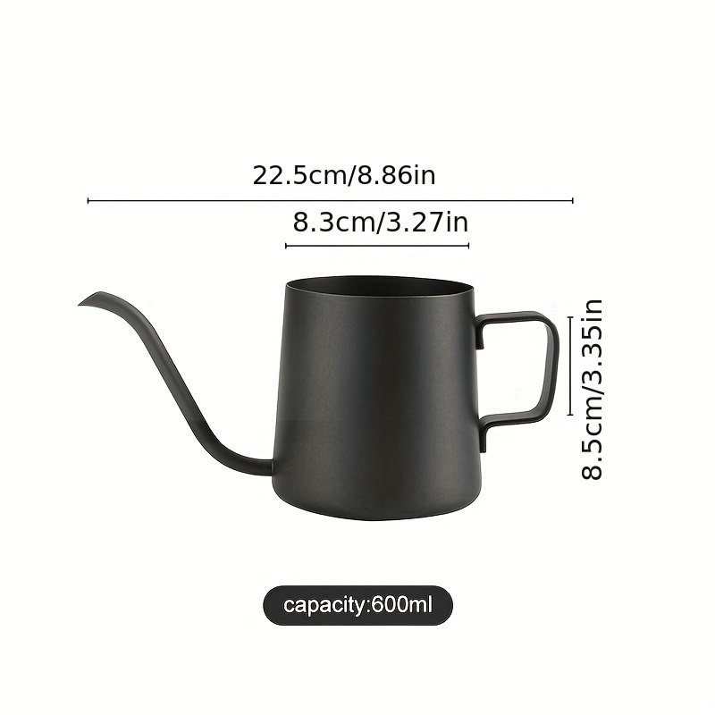 Pour Over Kettle Gooseneck Spout Coffee Tea Pot 12OZ Hanging Ear